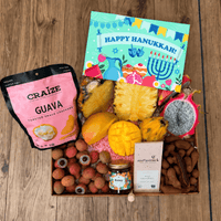 Thumbnail for TropiLuxe Premium Gift Box Specialty Box Tropical Fruit Box Medium (10 lbs) Happy Hannukah 