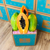 Thumbnail for Tropical Fresh Papaya Box GoogleON Tropical Fruit Box 