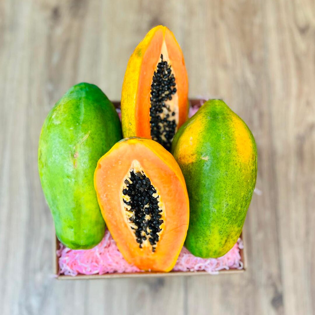 Tropical Fresh Papaya Box GoogleON Tropical Fruit Box Regular (8 lbs) 