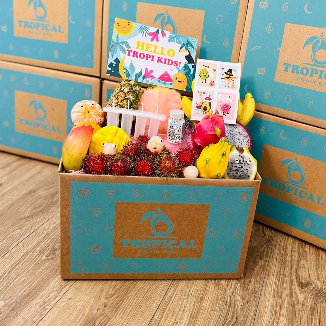 TropiKids Fruit Activity Box | Freaky Fruit Edition Fruit Mixes Tropical Fruit Box 