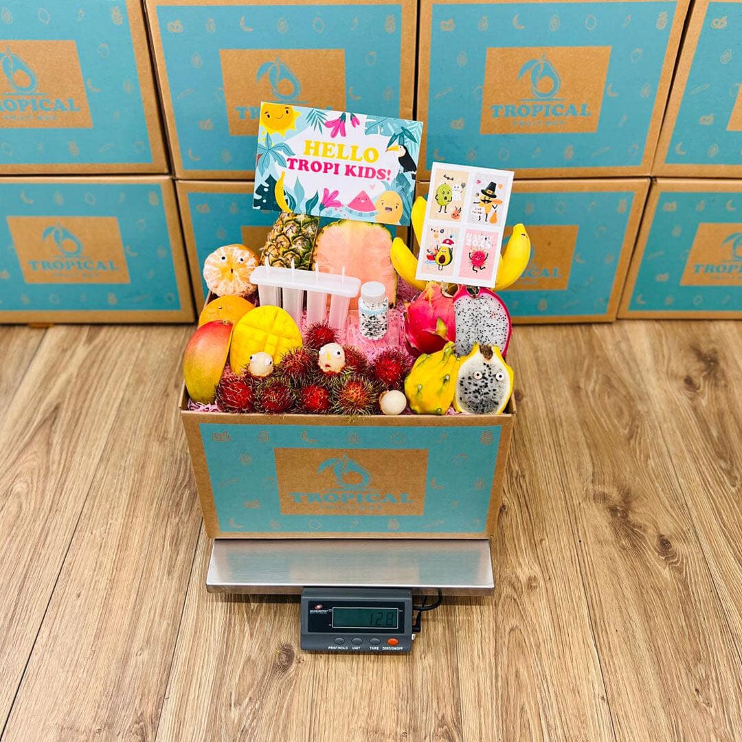 TropiKids Fruit Activity Box | Freaky Fruit Edition Fruit Mixes Tropical Fruit Box 