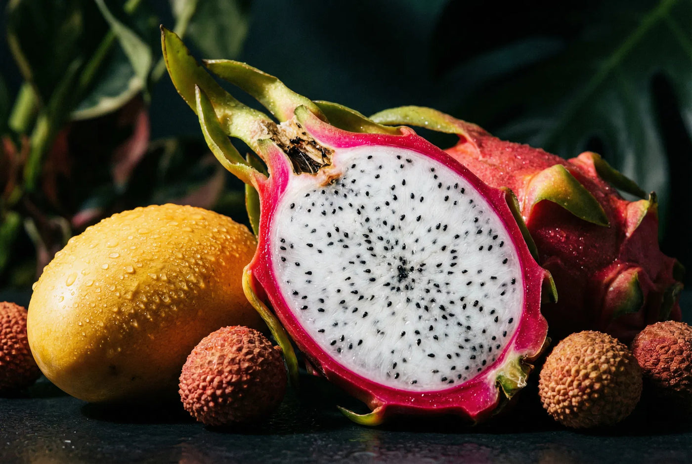 Fresh tropical fruit