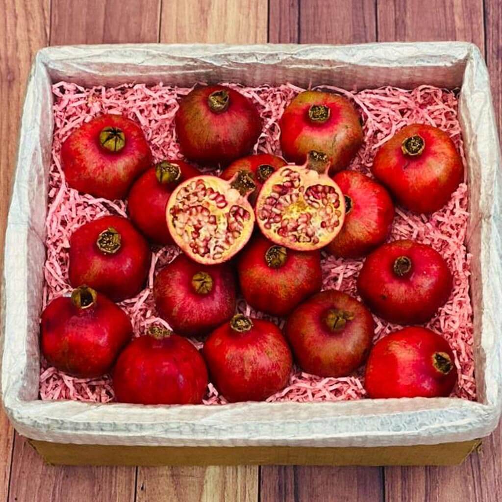 Box of pomegranates online