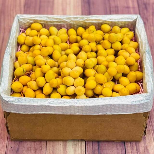 Yellow Barhi Dates Box 