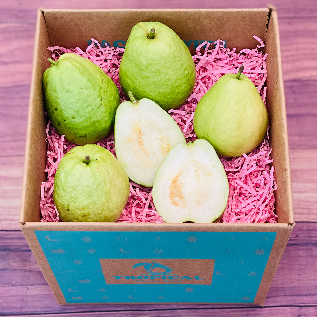 Guva Box China White Guava Fruit Box - Small (3 Pounds) - Tropical Fruit Box