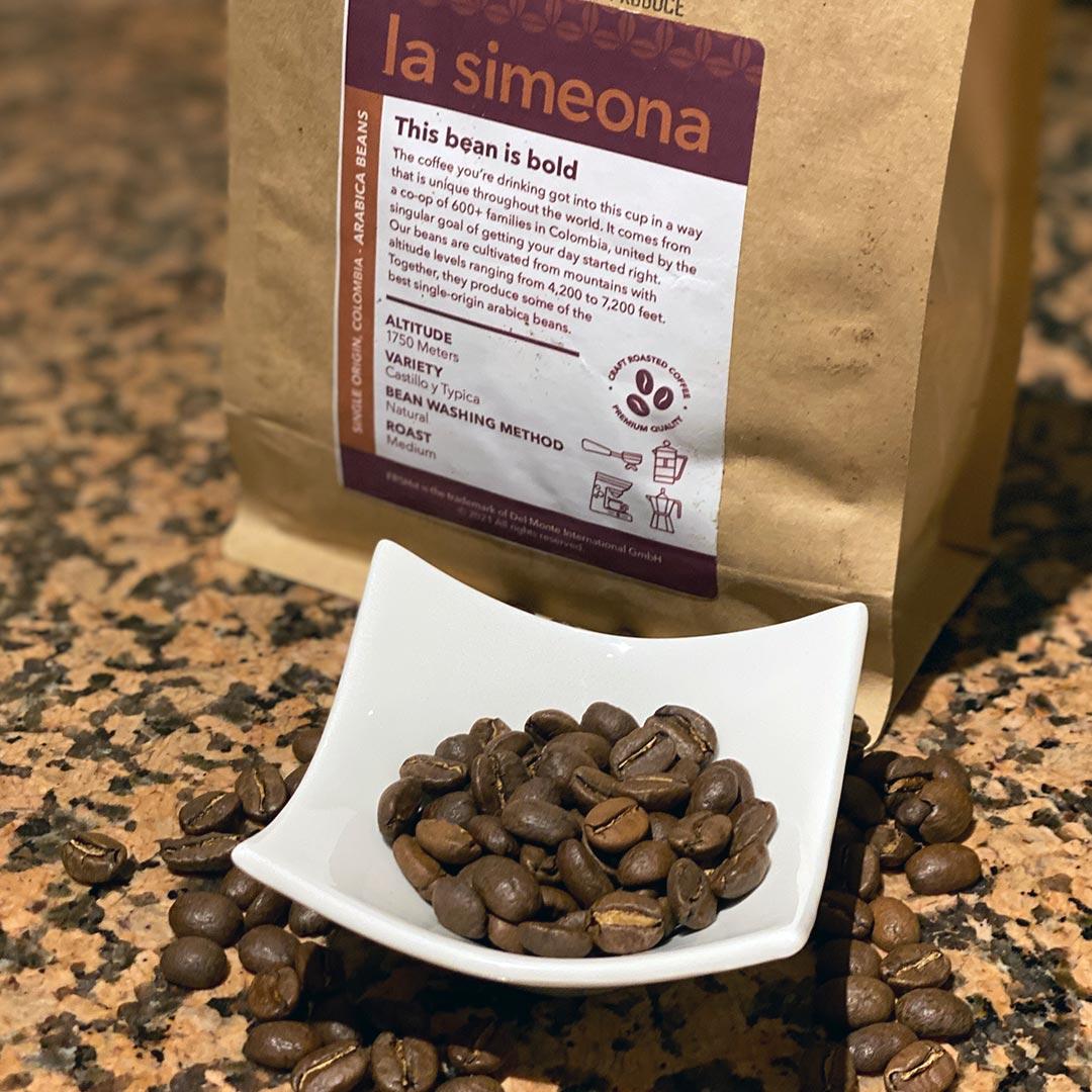 La Simeona Supremo Whole Bean Gourmet Coffee by FRSHst 