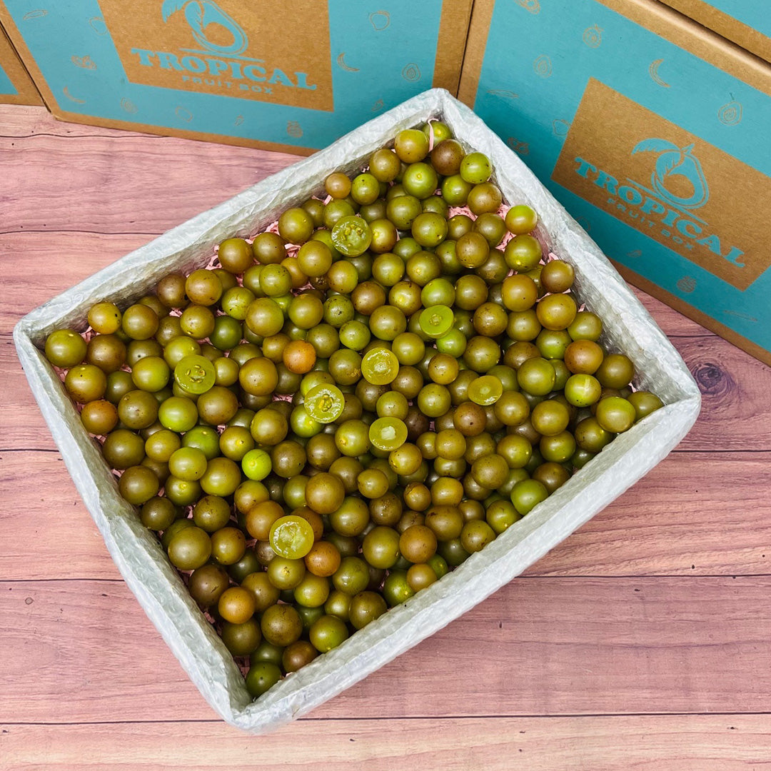 Green Muscadine Grapes Box Tropical Fruit Box 