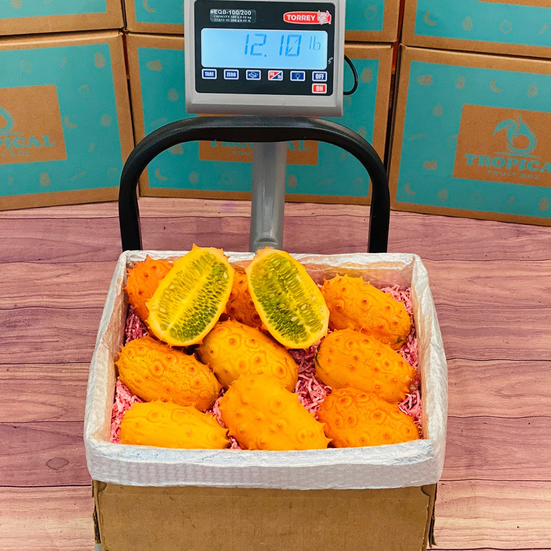 Box Ofmelon Kiwano Melon Box - Regular (5 Pounds) - Tropical Fruit Box