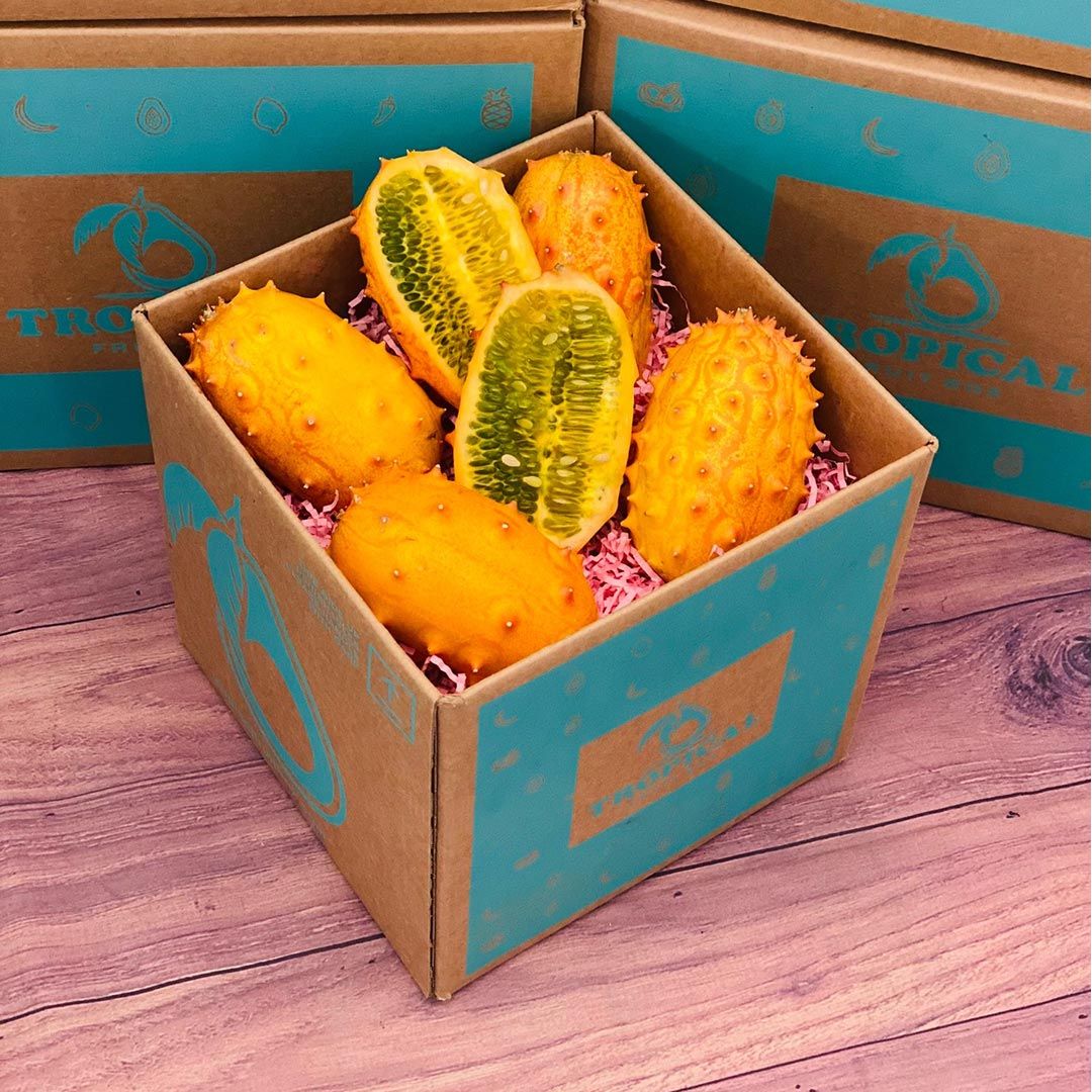 Box Ofmelon Kiwano Melon Box - Regular (5 Pounds) - Tropical Fruit Box