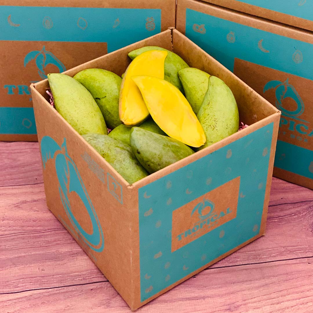 Fresh Nam Doc Mai Mangos Mangoes Tropical Fruit Box 