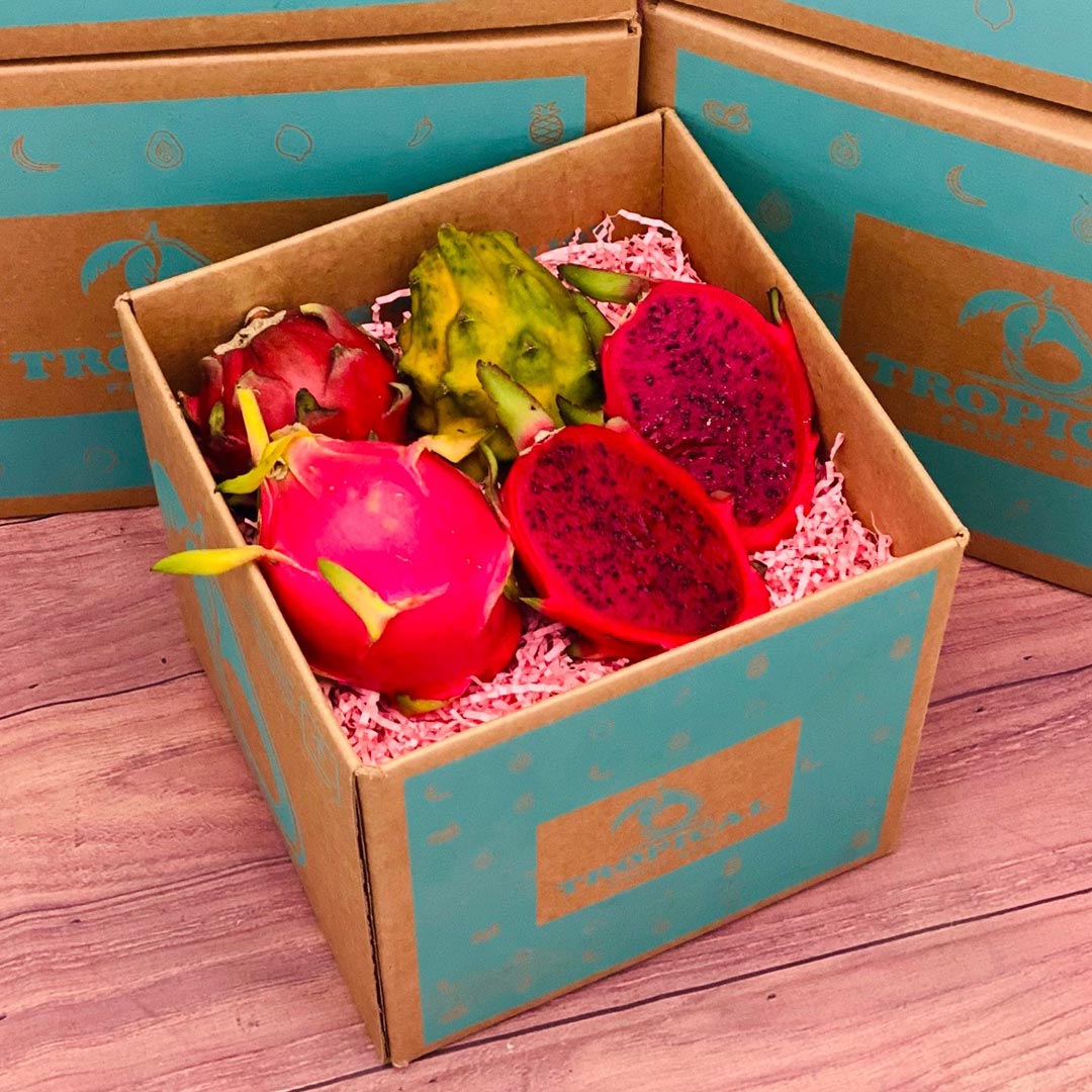 Dragon Fruit | Pitahaya Mix Box Dragon Fruit Tropical Fruit Box Small (5 Pounds) 