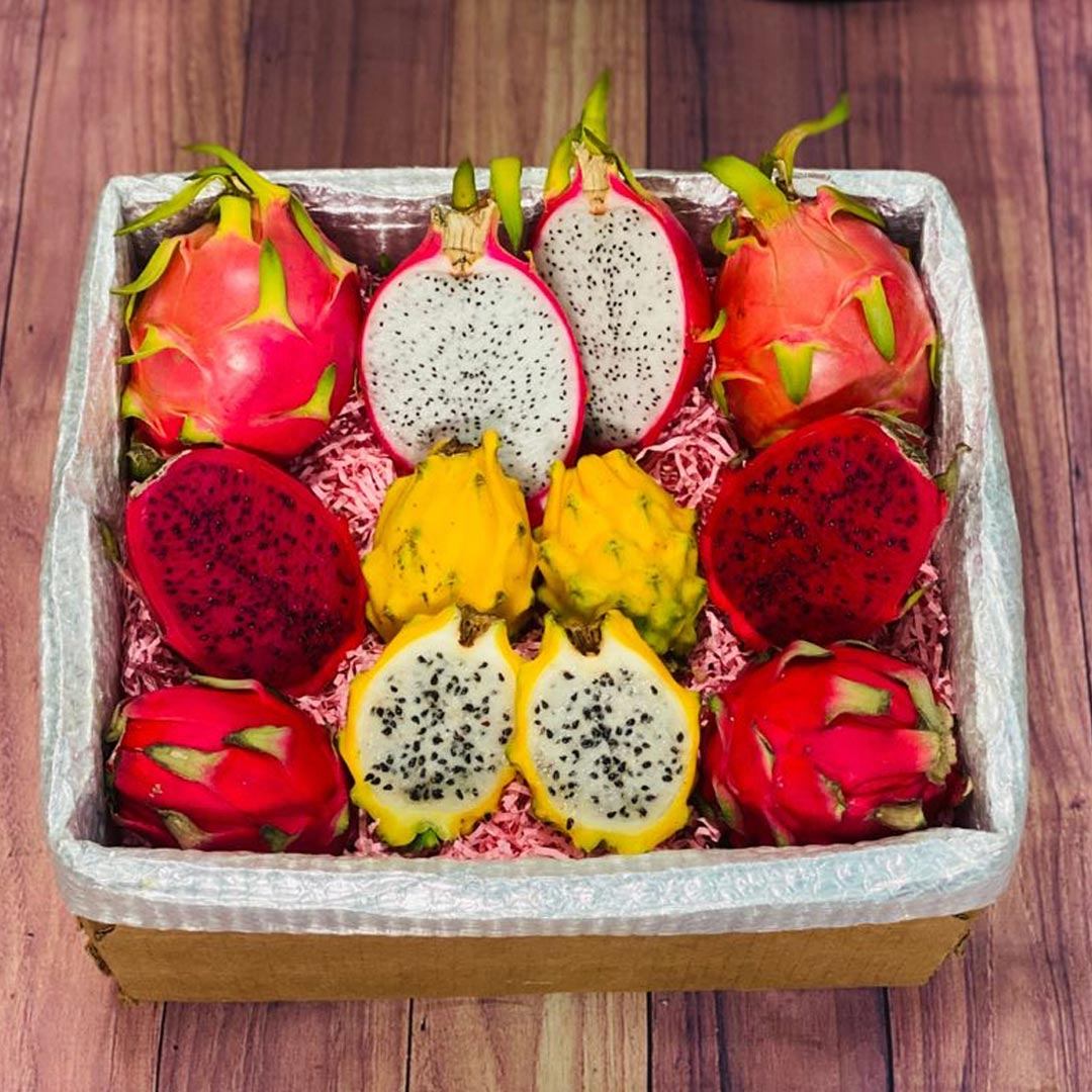 Dragon Fruit | Pitahaya Mix Box Dragon Fruit Tropical Fruit Box 