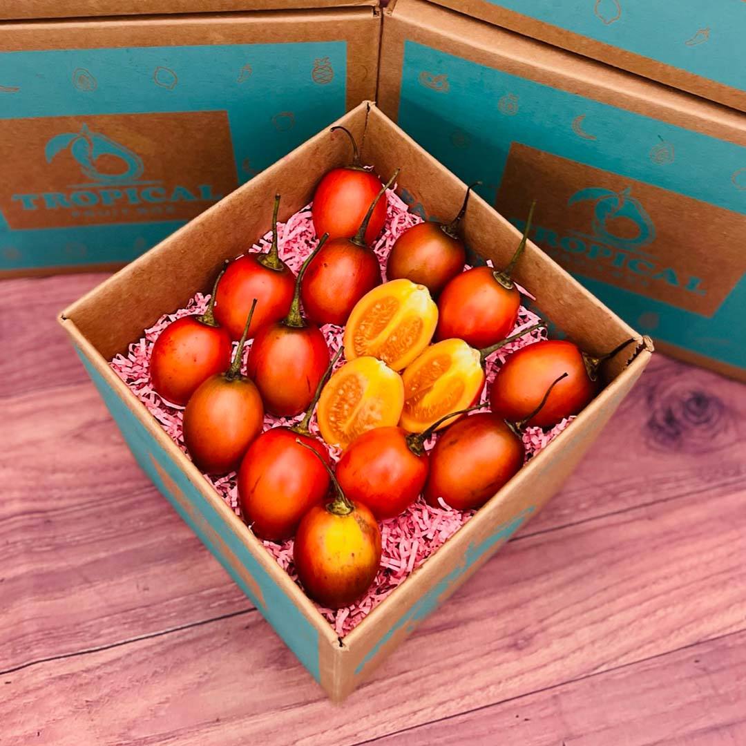 Tamarillo - Tree Tomato Box Specialty Box Tropical Fruit Box Small (3Pounds) 