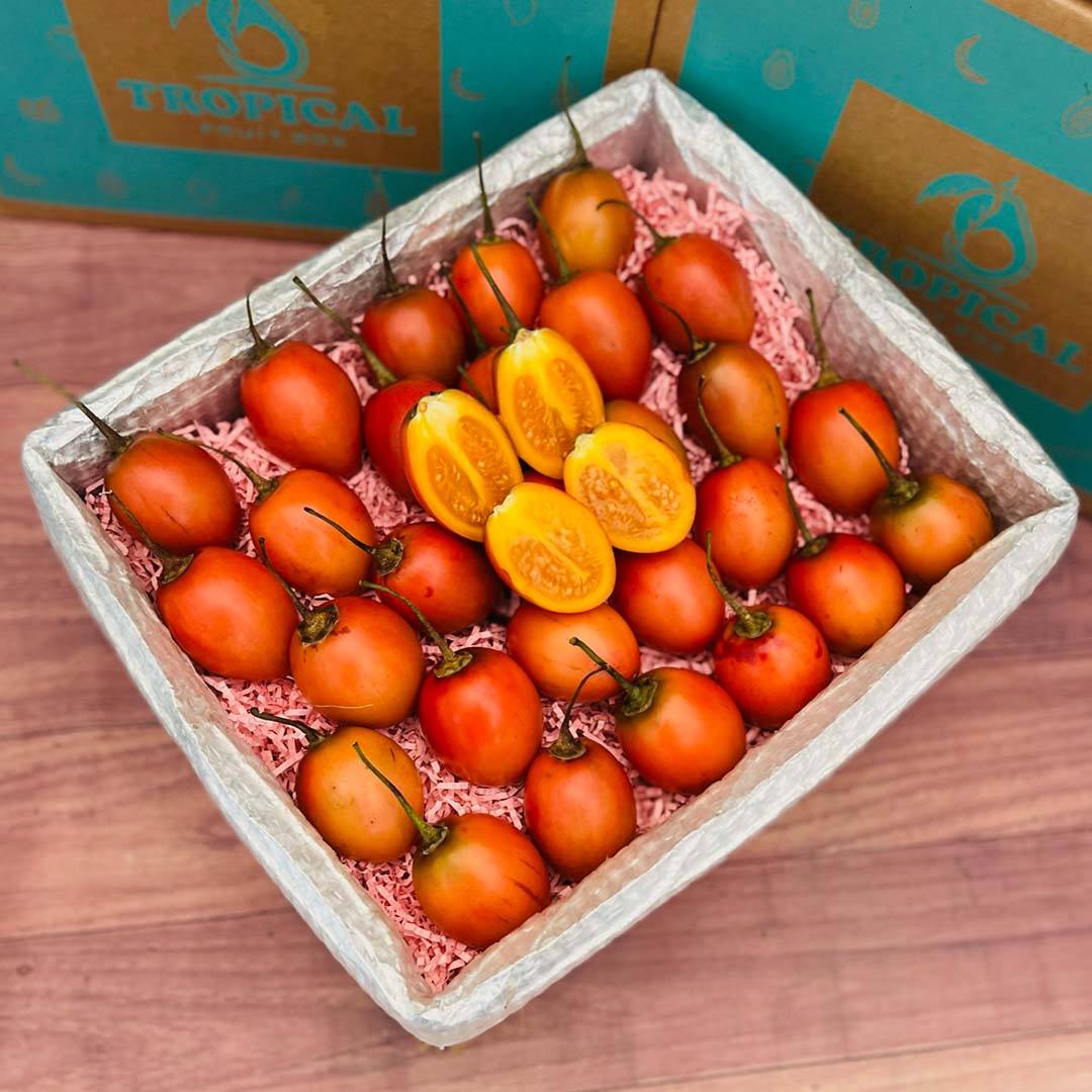 Tamarillo - Tree Tomato Box Specialty Box Tropical Fruit Box Large (8 Pounds) 